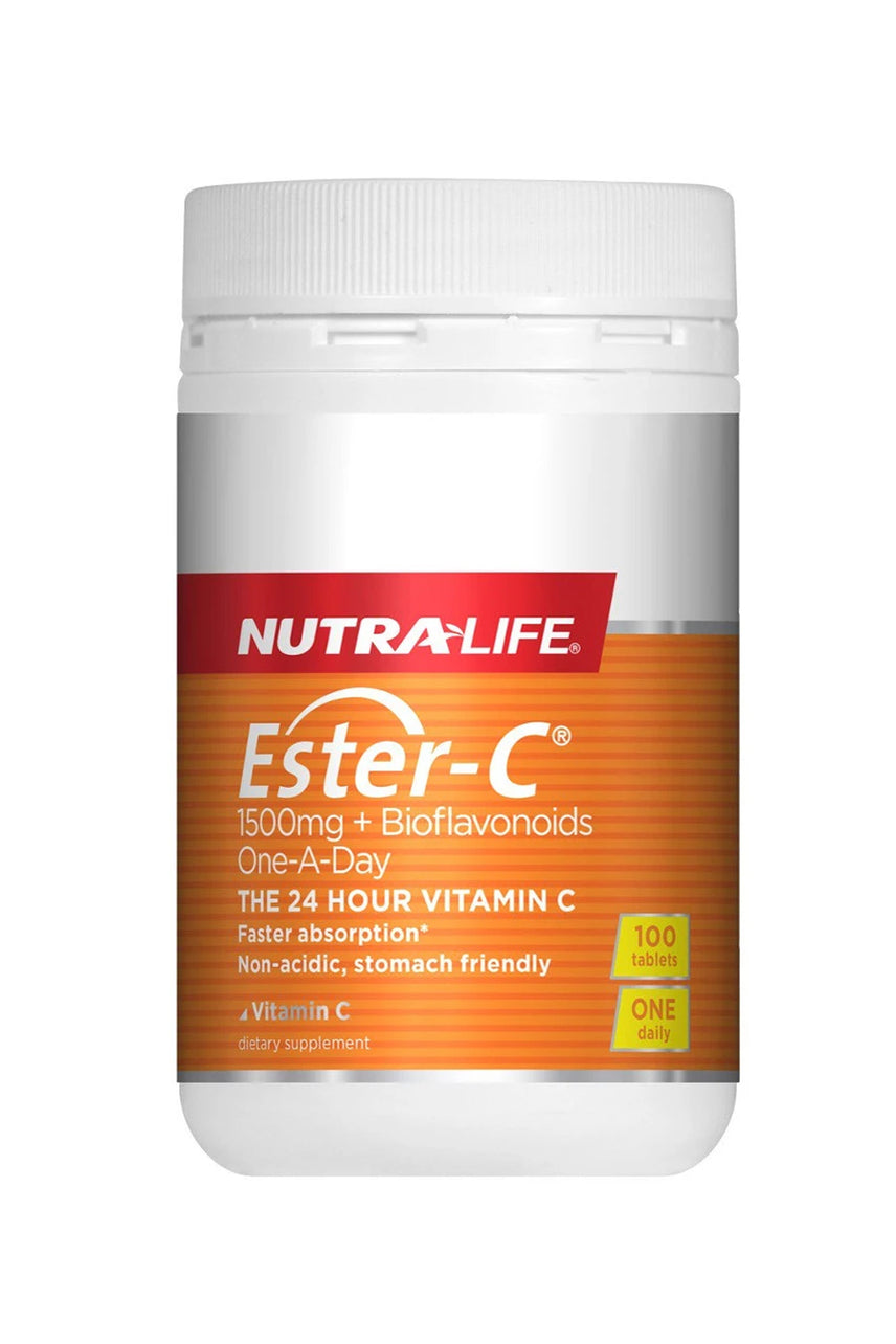 NUTRALIFE Ester-C 1500mg + Bioflavonoids 1-a-day 100 Tablets - Life Pharmacy St Lukes