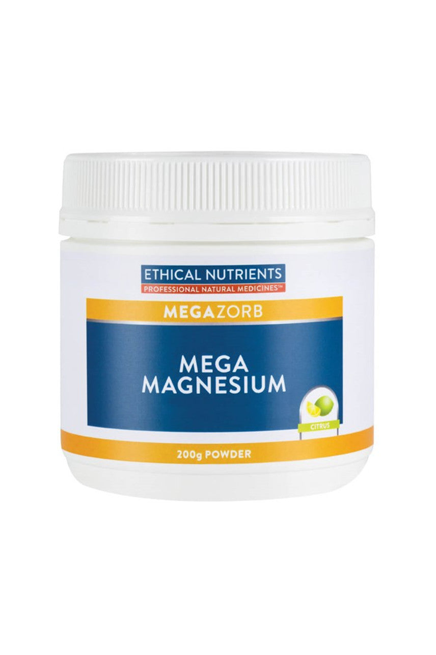 ETHICAL NUTRIENTS Mega Magnesium Powder Citrus 200g - Life Pharmacy St Lukes