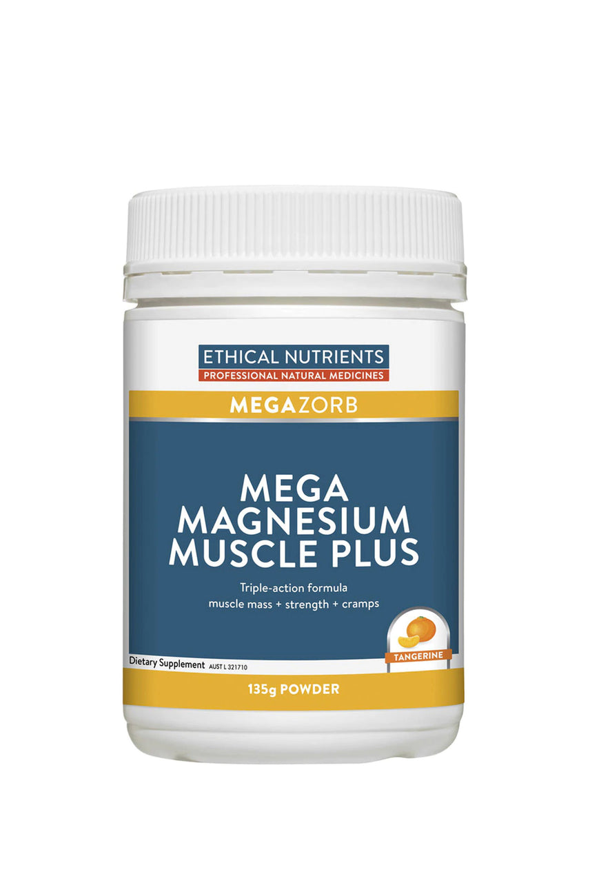 ETHICAL NUTRIENTS Megazorb Mega Magnesium Muscle Plus Powder 135g - Life Pharmacy St Lukes