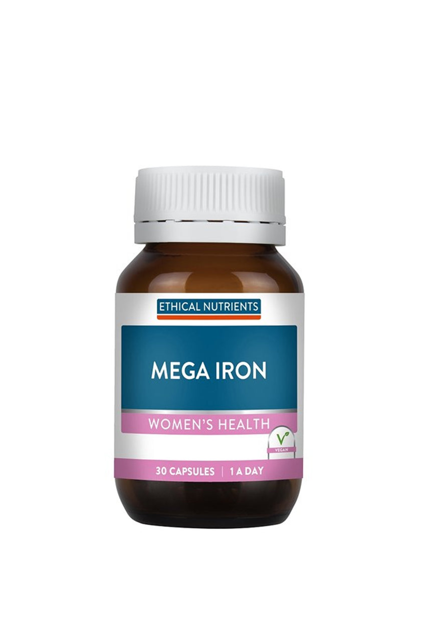 ETHICAL NUTRIENTS Mega Iron + Vit B 30cap - Life Pharmacy St Lukes