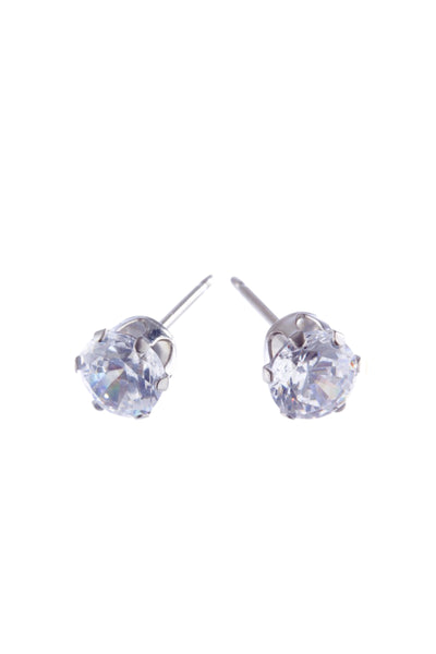 EURO 56011 3mm Cubic Zirconia Silver Studs - Life Pharmacy St Lukes