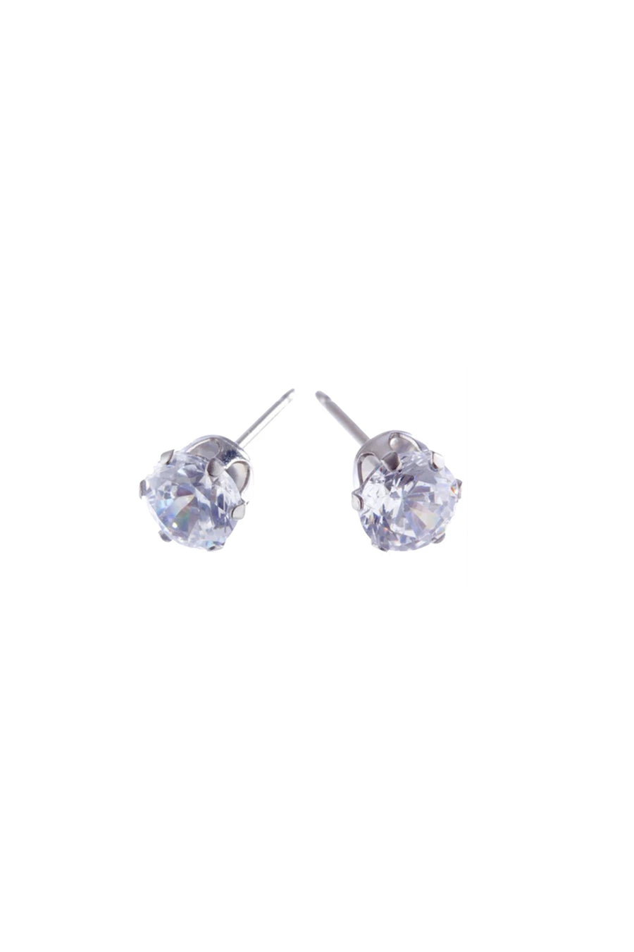 EURO 56021 4mm Cubic Zirconia  Stainless Steel - Life Pharmacy St Lukes