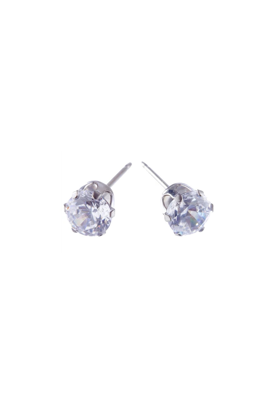EURO 56031 5mm Cubic Zirconia Stainless Steel Stud - Life Pharmacy St Lukes