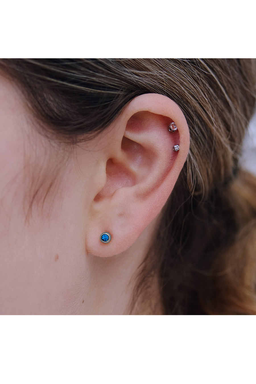EURO 51321 December Birthstone 4mm Stainless Steel Studs - Life Pharmacy St Lukes