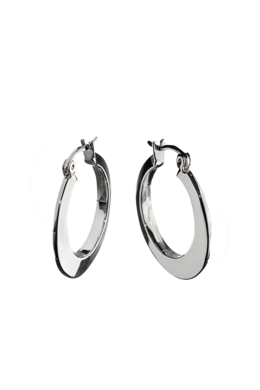 EURO 58741 Flat Silver Hoop - Life Pharmacy St Lukes