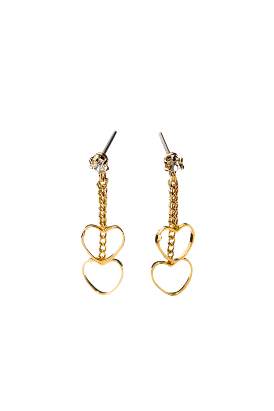 EURO 52240 Gold Double Heart Drops - Life Pharmacy St Lukes