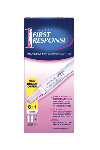 FIRST Response Early Result In-Stream Pregnancy Test 6 Pack - Life Pharmacy St Lukes
