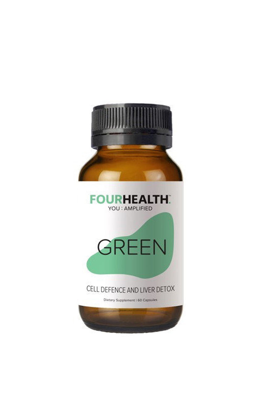 FOUR HEALTH Green 600mg 60 Capsules - Life Pharmacy St Lukes