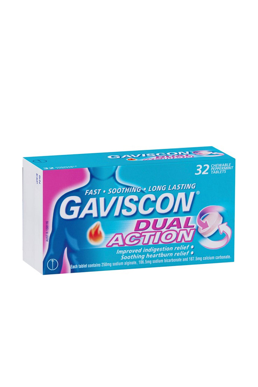 GAVISCON Dual Action Tablets 32 Tablets - Life Pharmacy St Lukes