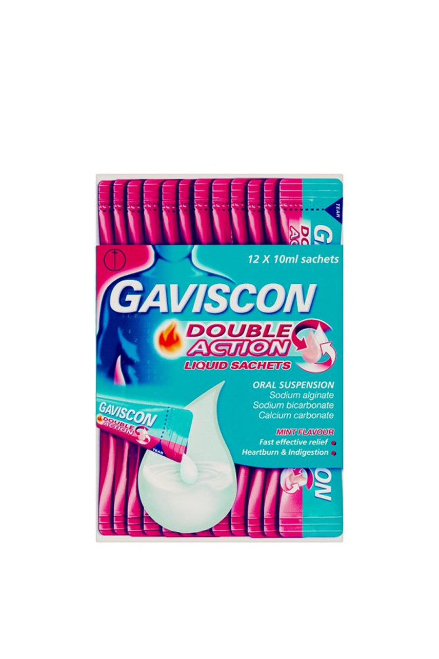 GAVISCON Dual Action Liquid Sachets 12pk - Life Pharmacy St Lukes