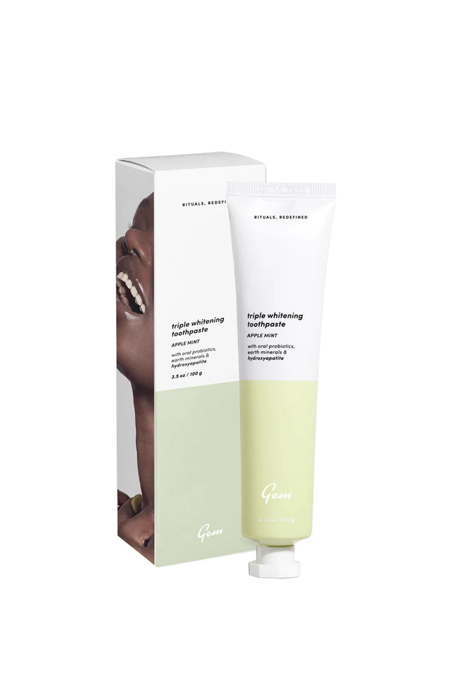 GEM Triple Whitening Toothpaste Apple Mint 100g - Life Pharmacy St Lukes