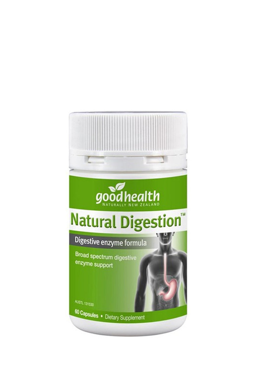 GOOD HEALTH Natural Digestion -  Digestive Enzyme Support 60 Caps - Life Pharmacy St Lukes