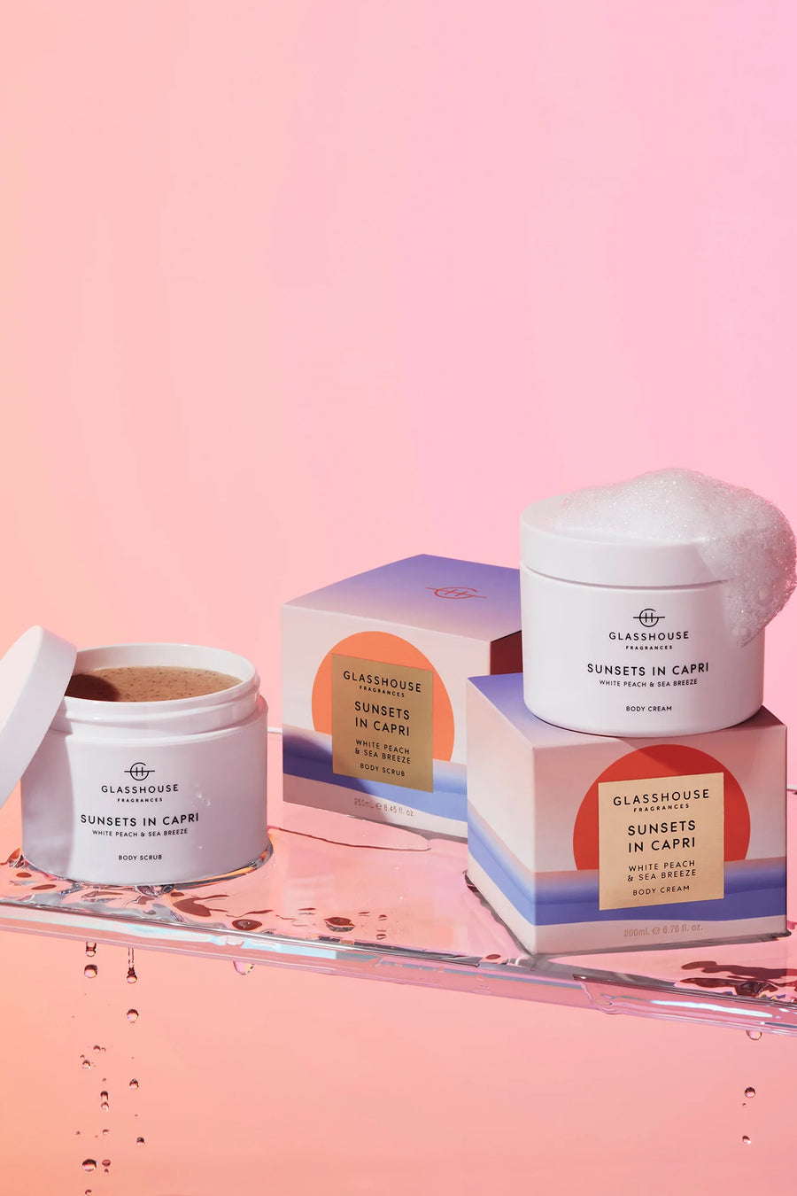 GLASSHOUSE FRAGRANCES Body Cream Sunsets in Capri 200g - Life Pharmacy St Lukes
