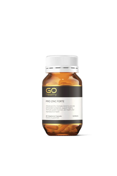GO HEALTHY PRO Zinc Forte 30 Capsules - Life Pharmacy St Lukes
