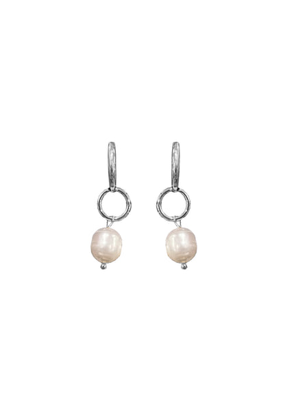 EURO Rhodium Freshwater Pearl Drop - Life Pharmacy St Lukes