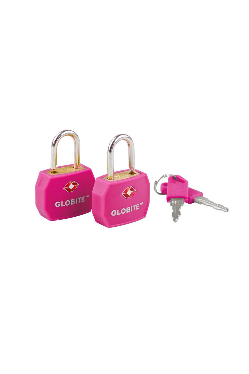 GLOBITE GBS014 TSA Luggage Locks 2 Pack - Pink - Life Pharmacy St Lukes