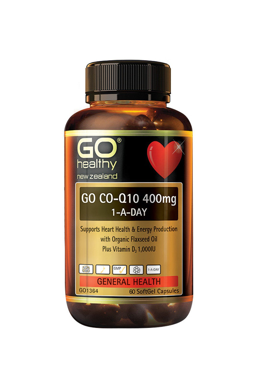 GO HEALTHY CoQ10 400mg 1-A-Day 60caps - Life Pharmacy St Lukes