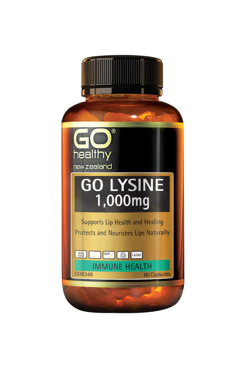 GO HEALTHY Lysine 1000mg 60caps - Life Pharmacy St Lukes