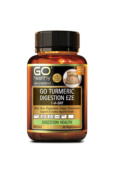 GO HEALTHY Turmeric Digest Eze 1-A-Day 60Vcap - Life Pharmacy St Lukes