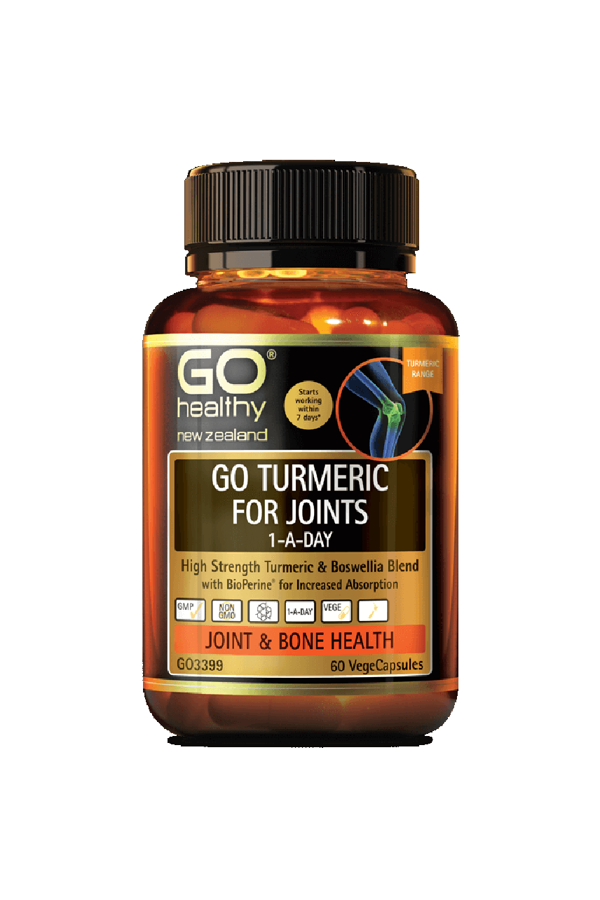 GO HEALTHY Turmeric for Joints 1-A-Day 60Vcap - Life Pharmacy St Lukes