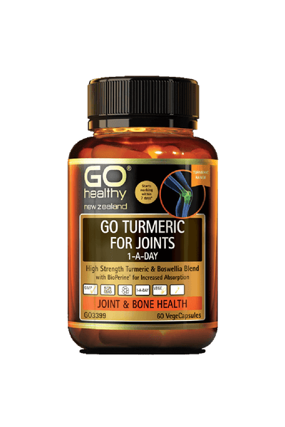GO HEALTHY Turmeric for Joints 1-A-Day 60Vcap - Life Pharmacy St Lukes