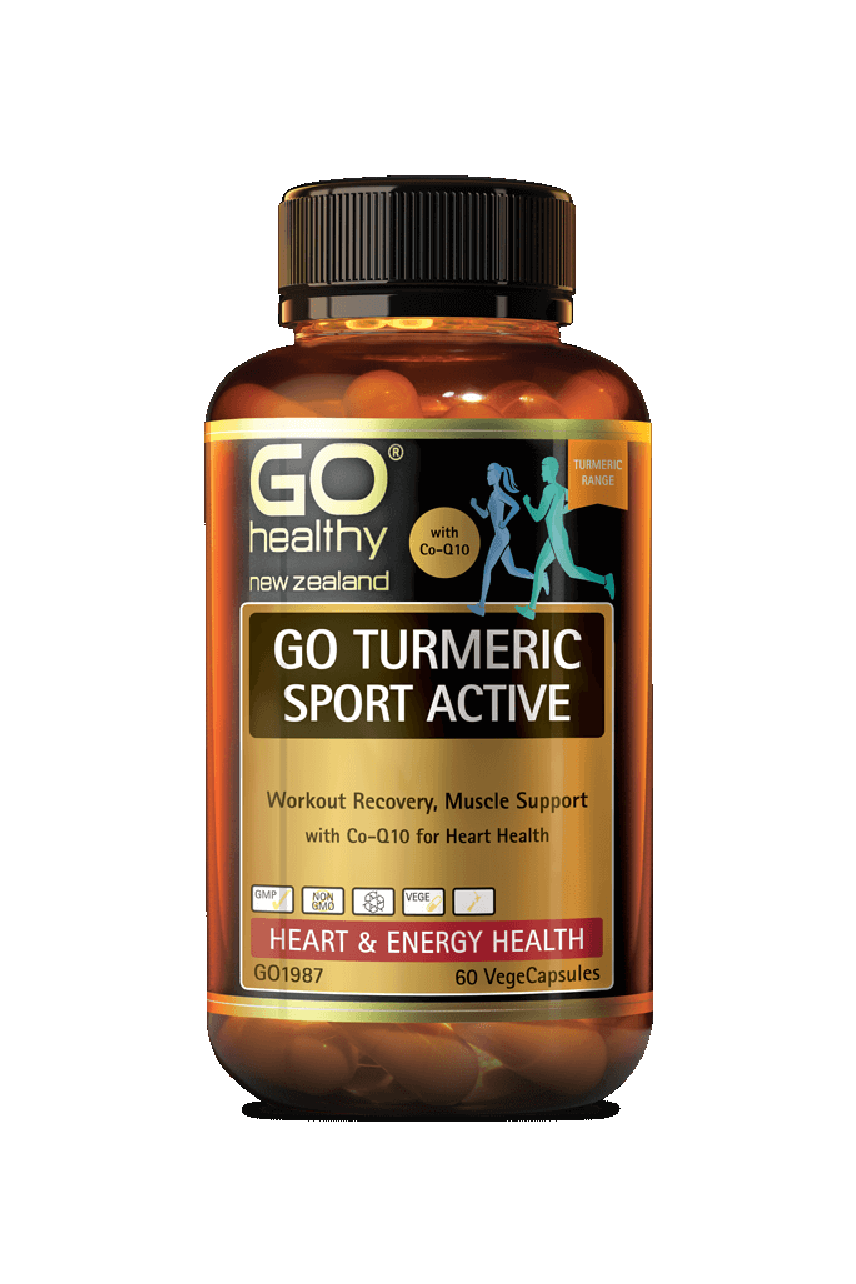 GO HEALTHY Turmeric Sport Active 1-A-Day 60Vcap - Life Pharmacy St Lukes