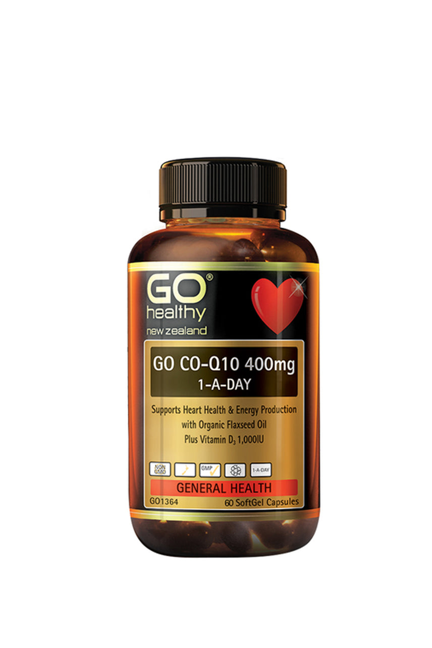 GO HEALTHY Go CoQ10 400mg 1-A-Day 100caps - Life Pharmacy St Lukes