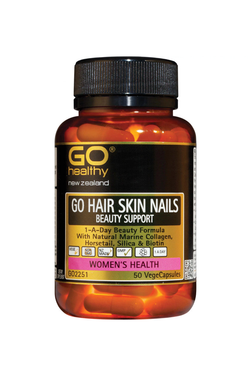GO HEALTHY Hair Skin Nails Beauty Support 50vcap - Life Pharmacy St Lukes