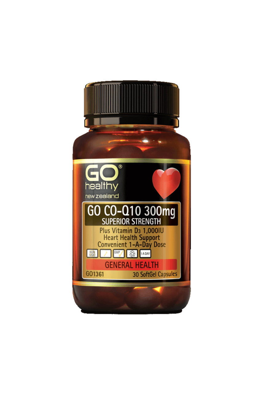 GO Healthy COQ10 300mg + VitD 30caps - Life Pharmacy St Lukes