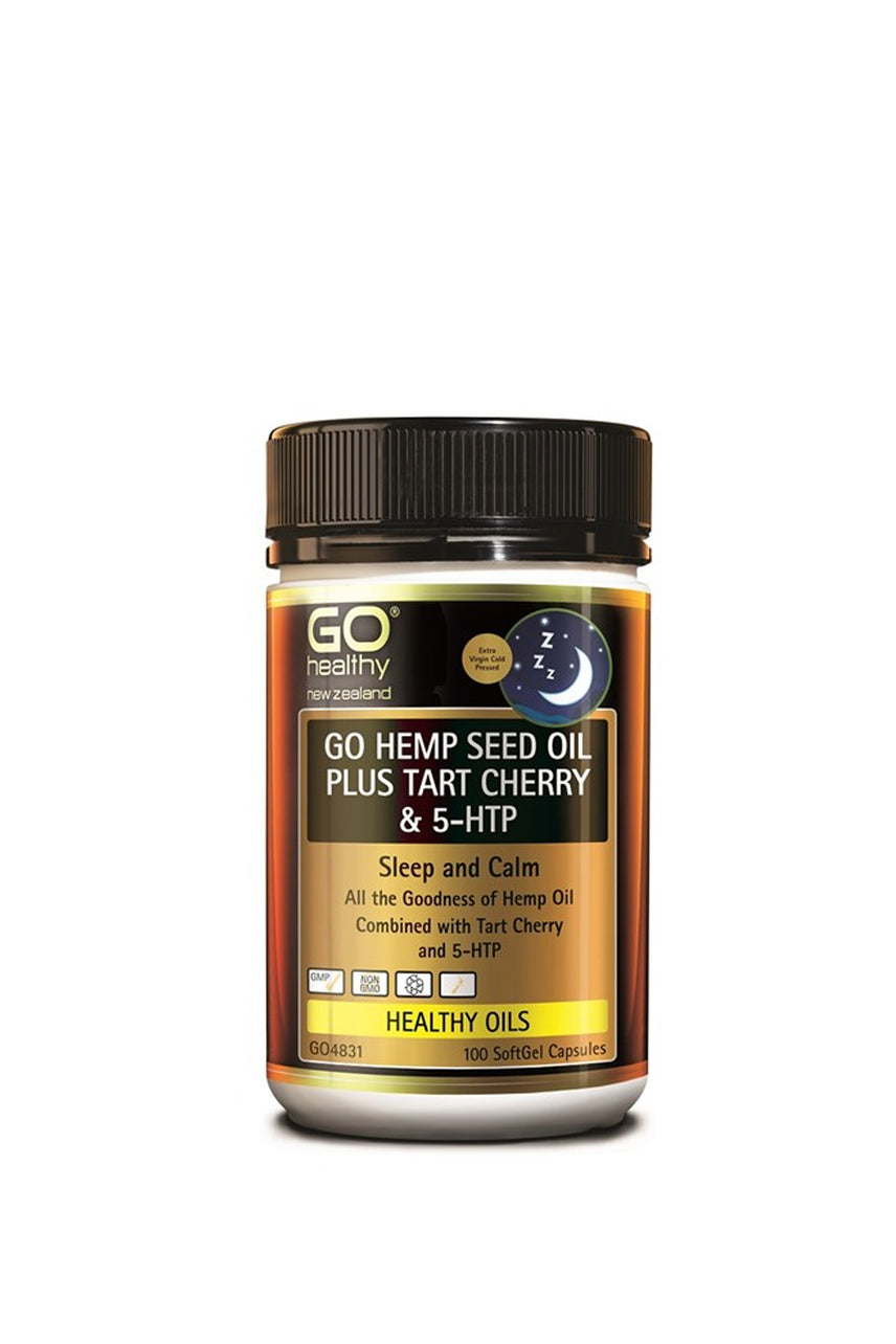 GO HEALTHY Hemp Seed Oil Plus Tart Cherry  & 5HTP 100s - Life Pharmacy St Lukes