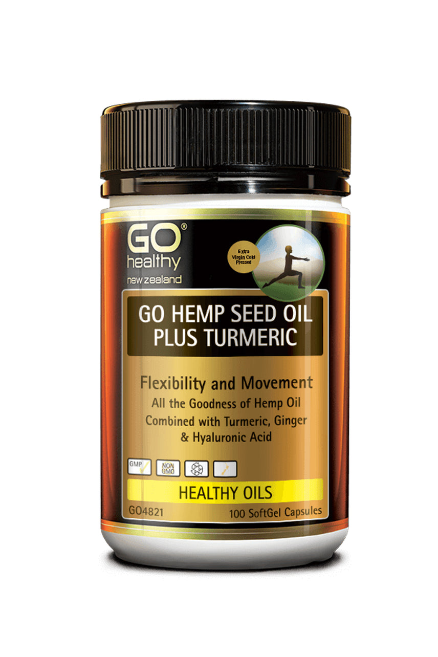 GO HEALTHY Go Hemp Seed Oil Plus Turmeric 100s - Life Pharmacy St Lukes
