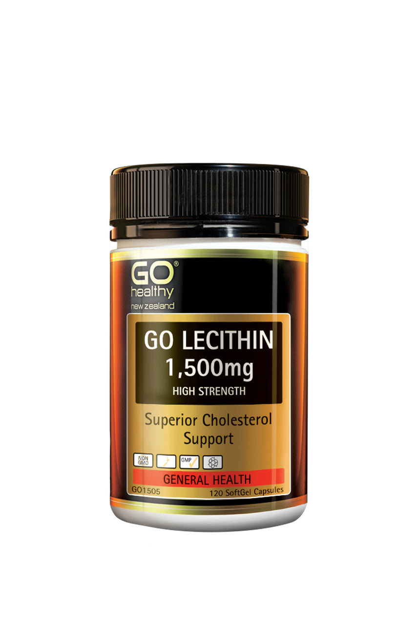 GO HEALTHY Lecithin 1500 Cholesterol Support 120 Capsules - Life Pharmacy St Lukes