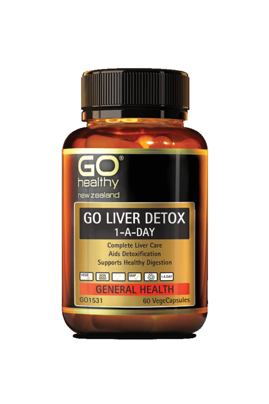 GO Healthy Liver Detox 1-A-Day 60 Vege Capsules - Life Pharmacy St Lukes