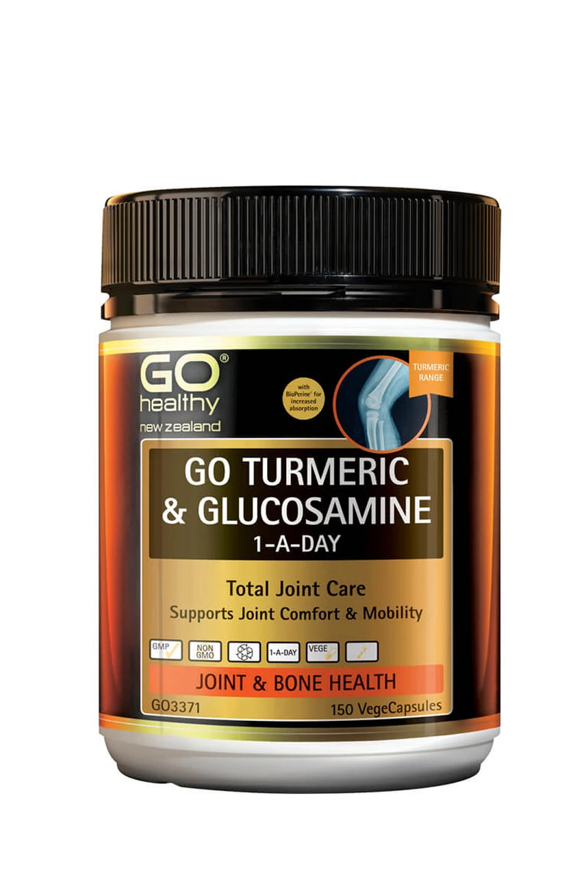 GO HEALTHY Turmeric + Glucosamine 1-A-Day 150 Capsules - Life Pharmacy St Lukes