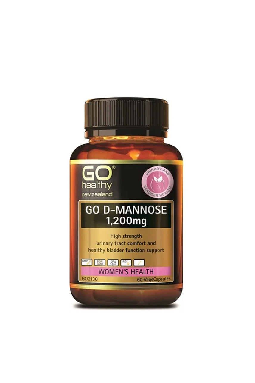 GO HEALTHY Go D-Mannose 1200mg 60caps - Life Pharmacy St Lukes