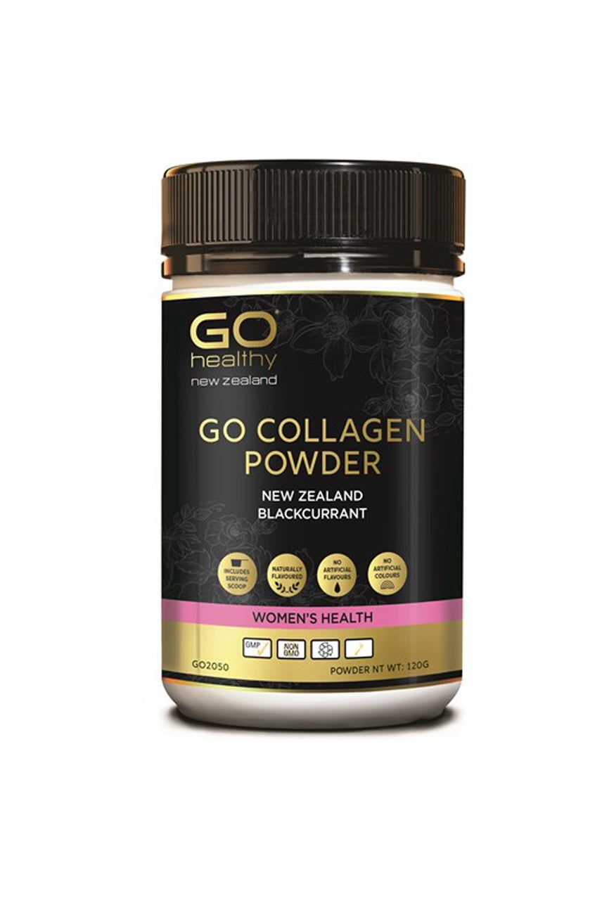 GO HEALTHY Go Collagen Powder Blackcurrant 120g - Life Pharmacy St Lukes