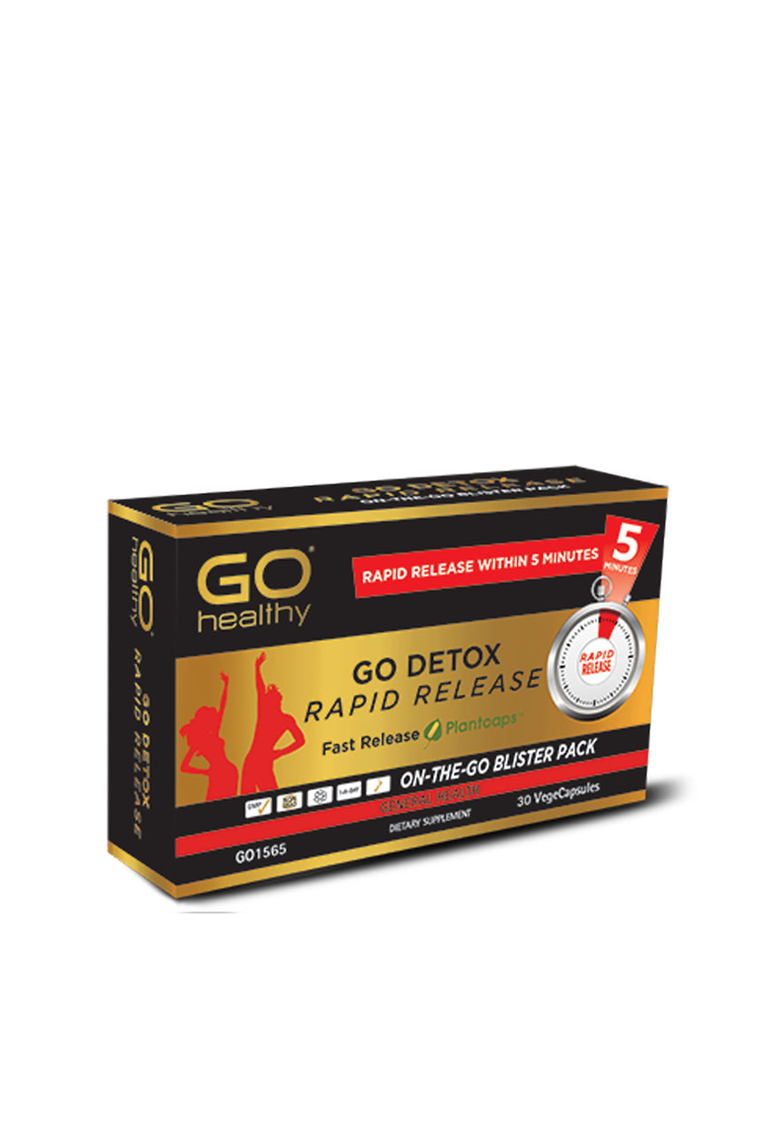 GO HEALTHY Detox Rapid Release 30 Veggie Caps - Life Pharmacy St Lukes