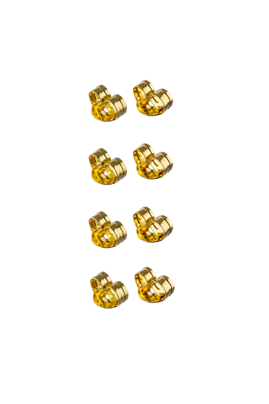 STUDEX 39070Y 4 Pair Butterfly Earring Backs, 24kt Gold Plated Surgical Stainless Steel - Life Pharmacy St Lukes