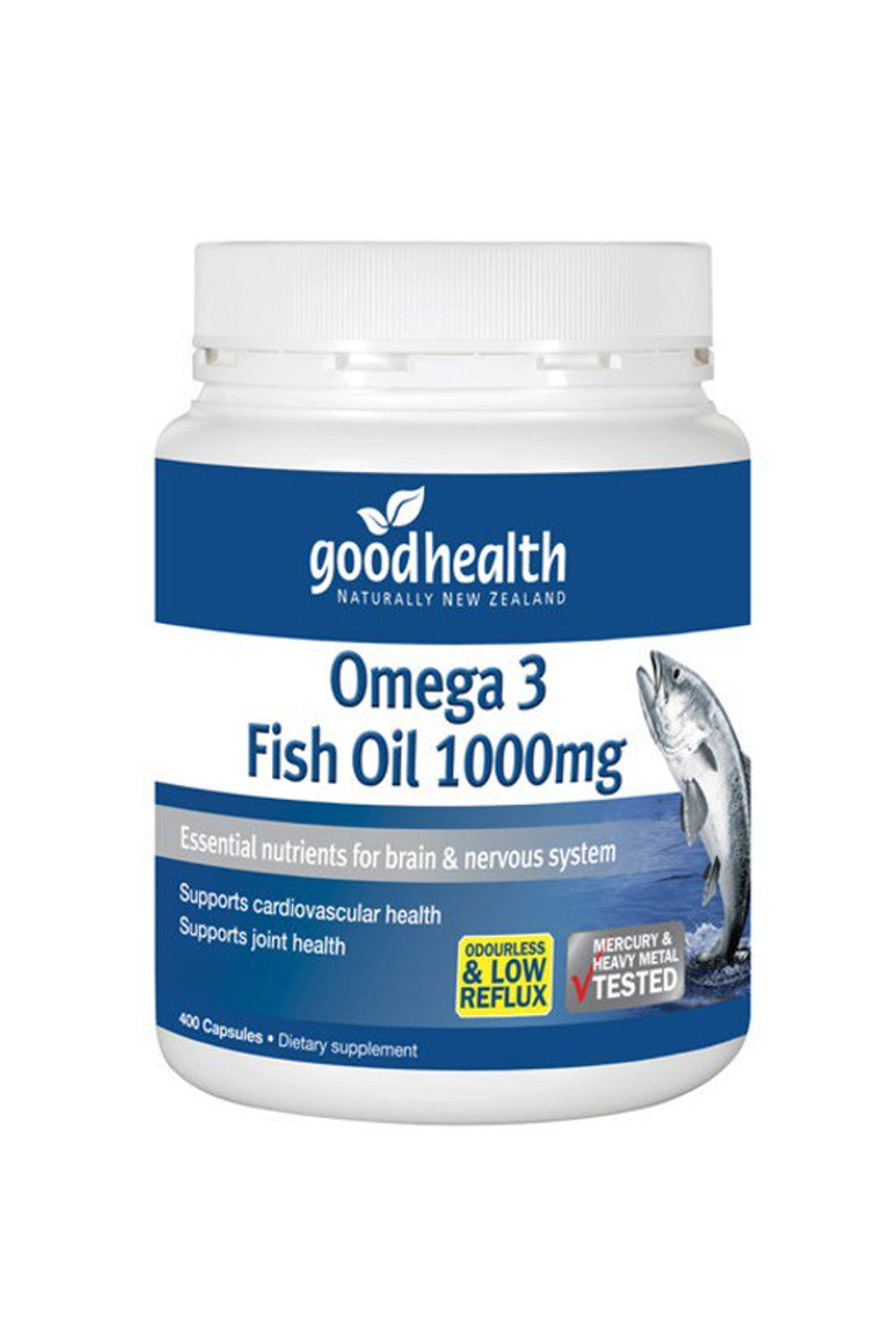 GOOD HEALTH Omega 3 Fish Oil 1000mg 400caps - Life Pharmacy St Lukes