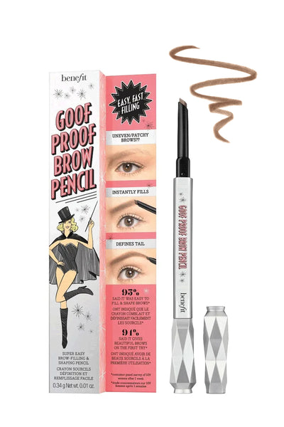 BENEFIT Goof Proof Eyebrow Pencil 03 Warm Light Brown .34g - Life Pharmacy St Lukes