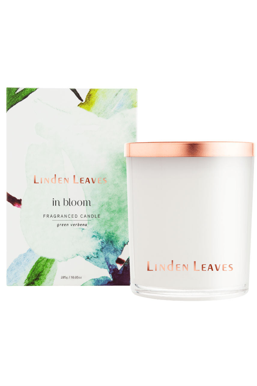 LINDEN LEAVES In Bloom Fragranced Candle Green Verbena - Life Pharmacy St Lukes