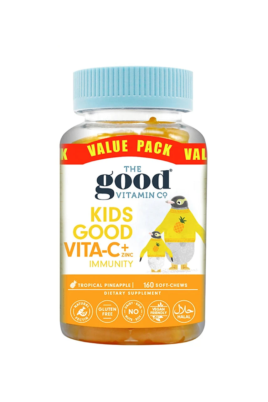 THE GOOD VITAMIN CO Kids Vitamin C + Zinc Pineapple 160 Value Pack - Life Pharmacy St Lukes