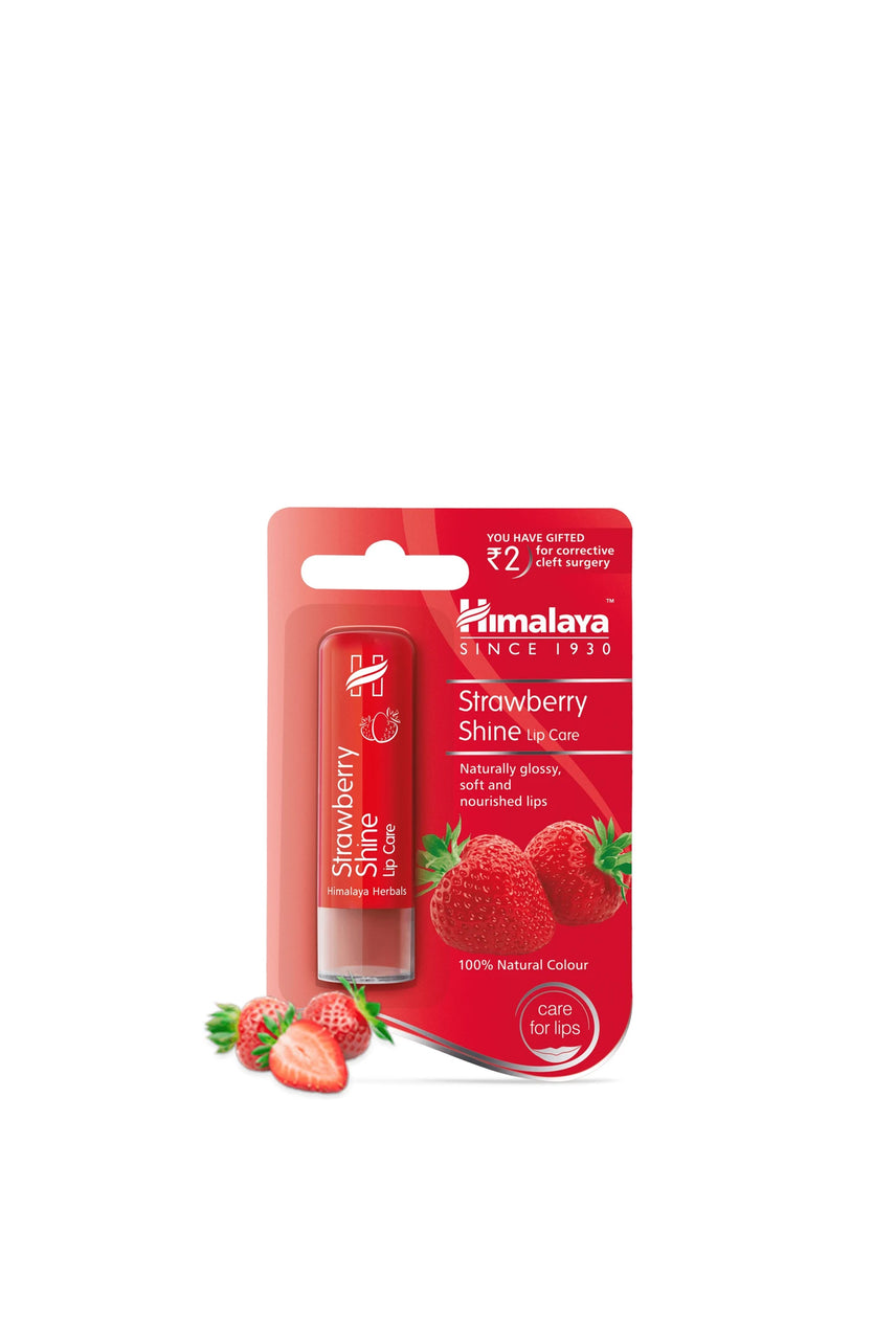 HIMALAYA Lip Care Strawberry Shine 4.5g - Life Pharmacy St Lukes