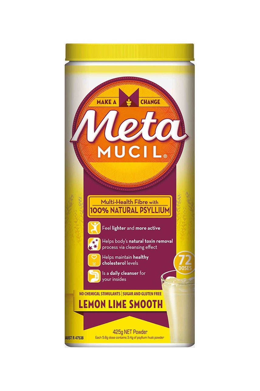 METAMUCIL Smooth Lemon Lime Fiber Powder 72 Doses - Life Pharmacy St Lukes