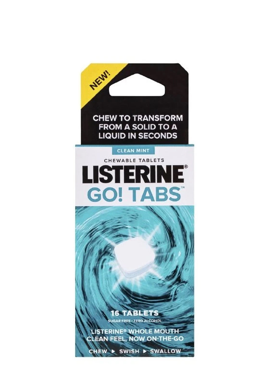 LISTERINE Go! Tabs Clean Mint Chewable Tablets16s - Life Pharmacy St Lukes