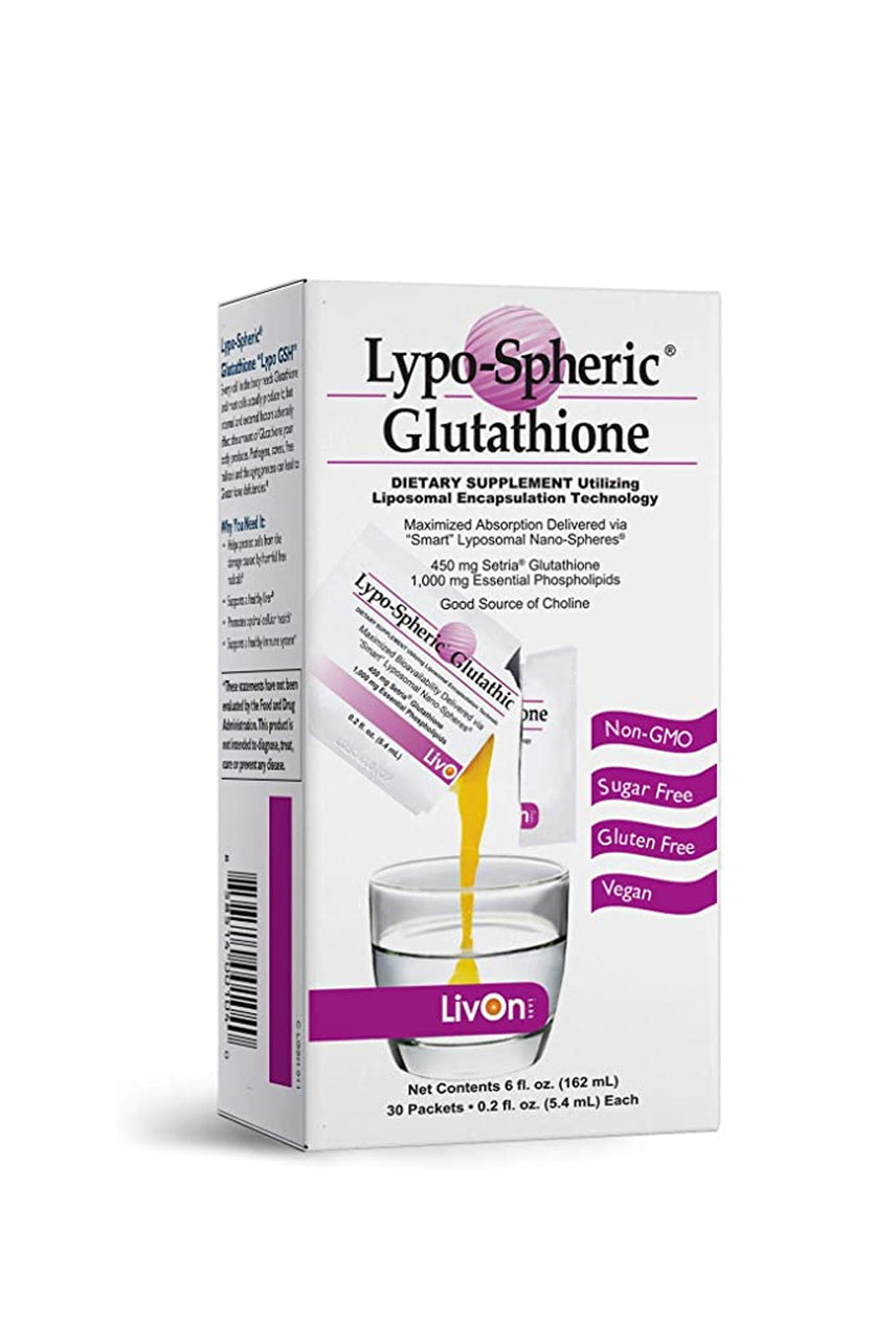 LivOn Lypo-Spheric Glutathione 30 Sachets - Life Pharmacy St Lukes