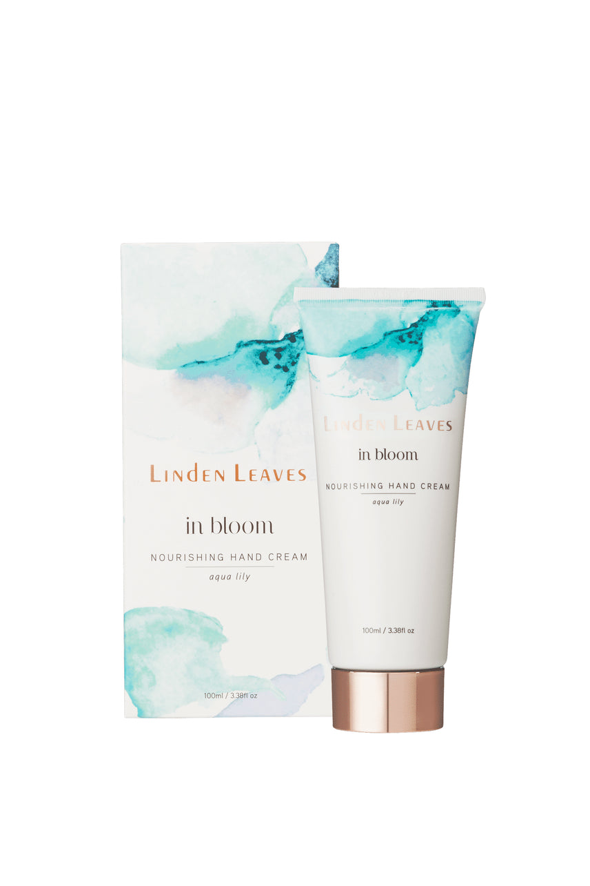 LINDEN LEAVES  In Bloom Nourishing Hand Cream Aqua Lily 100ml - Life Pharmacy St Lukes