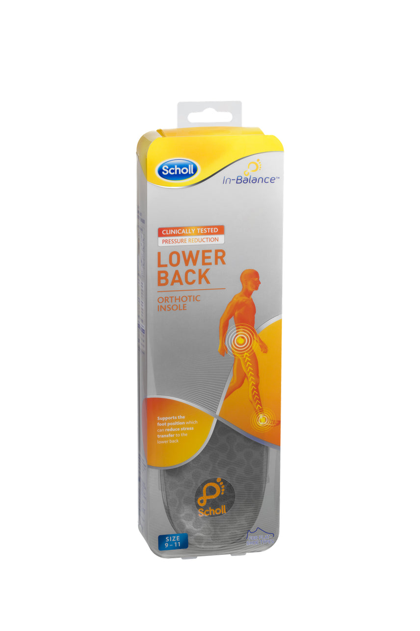 SCHOLL In-balance Lower Back Orthotic Insole Large - Life Pharmacy St Lukes