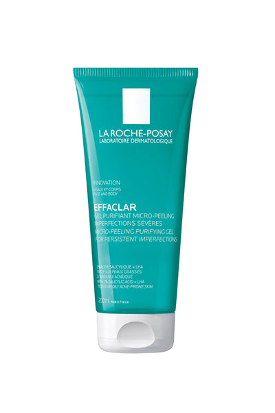 LA ROCHE-POSAY Effaclar Micro-peeling Purifying Gel Cleanser 200ml - Life Pharmacy St Lukes