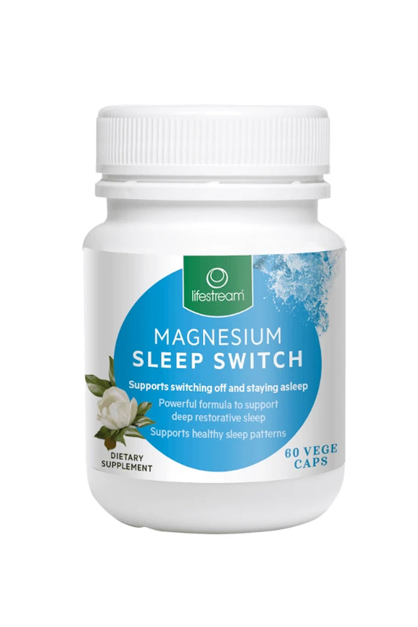 LIFESTREAM Magnesium Sleep Switch 60 Capsules - Life Pharmacy St Lukes